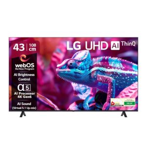108 cm (43 inches) UR75 Series 4K Ultra HD Smart LED TV 43UR75006LC